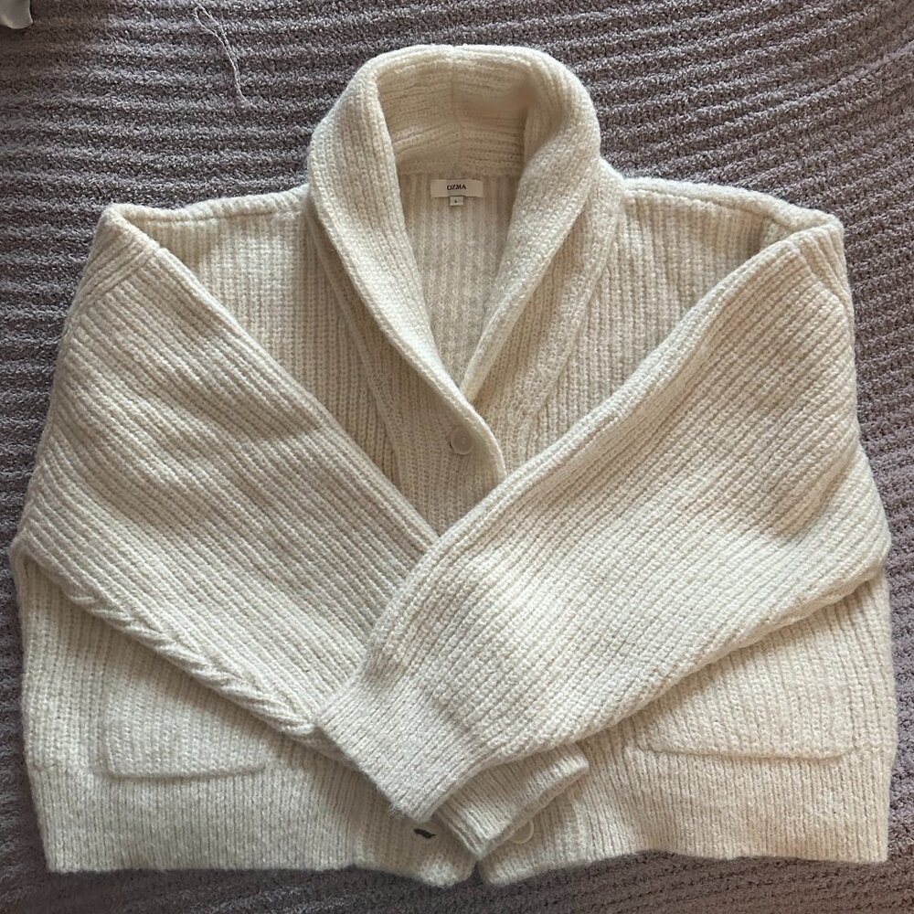 Ozma Sloan Cardi in Ecru Sz L
